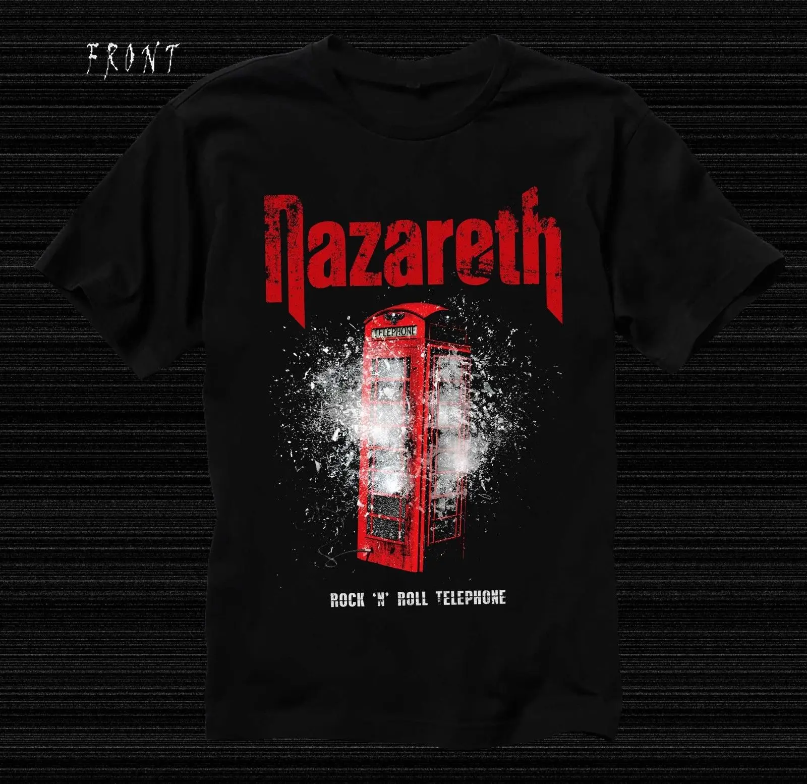 NAZARETH Rock 'n' Roll телефон хард рок Deep Purple T_shirt sizes: S чтобы 7XL|Мужские футболки| |