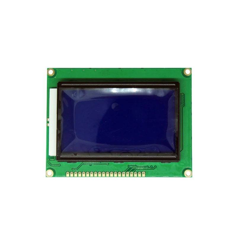 Модули ЖК дисплея Glyduino 12864B синий экран с подсветкой 5 в ST7920 12864 lib дисплей