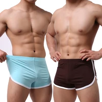 mens low rise running tight shorts sexy trunks boxer short pants underpants fitness gym bodybuilding sportswear running bottoms