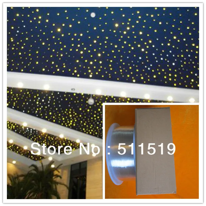 Пластиковый оптоволоконный концевой светящийся PMMA кабель для DIY светильник