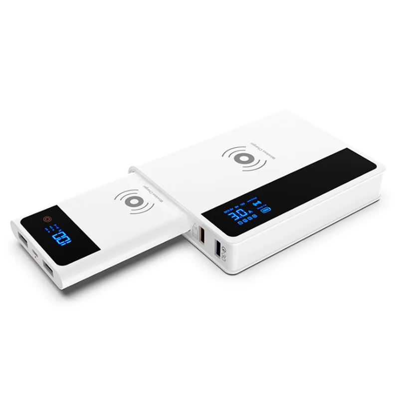 QI Беспроводное зарядное устройство для мобильного телефона для iPhone Quick Charge 3,0+ 10 Вт+ Съемный внешний аккумулятор 3 в 1 адаптер питания для быстрой зарядки