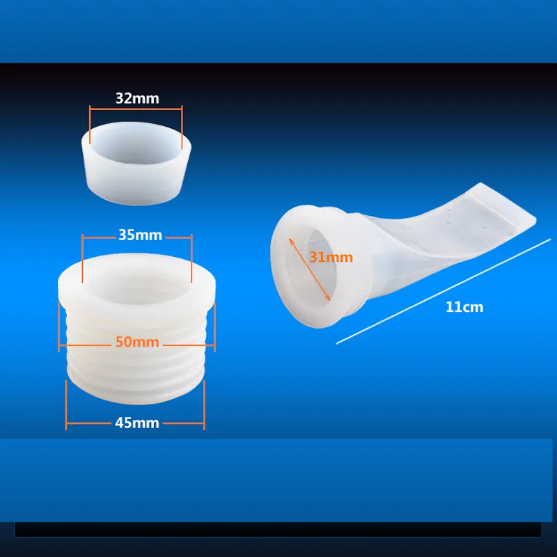Sealing Washer Gasket Flange for 50mm PVC Pipe 32mm 35mm Drainage 34-38mm Ground Leakage Anti-odor Sewer Drainer | Обустройство дома