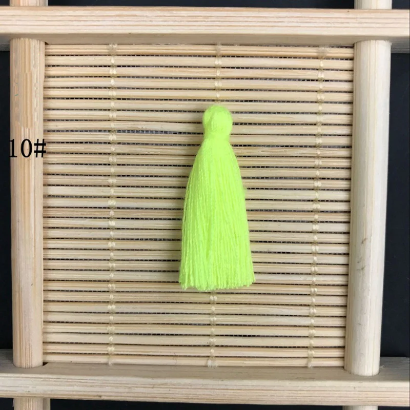 20 шт хлопок 3 см нить кисточка, ручная работа DIY Висячие уши, Висячие уши аксессуары для одежды - Цвет: 5