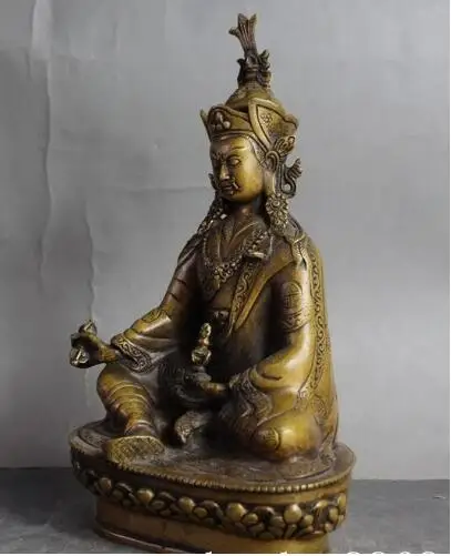 YM 306 тибетская статуя Vajrayana fane GuRu Ринпоче падмамбава падмакара Будда | Дом и сад