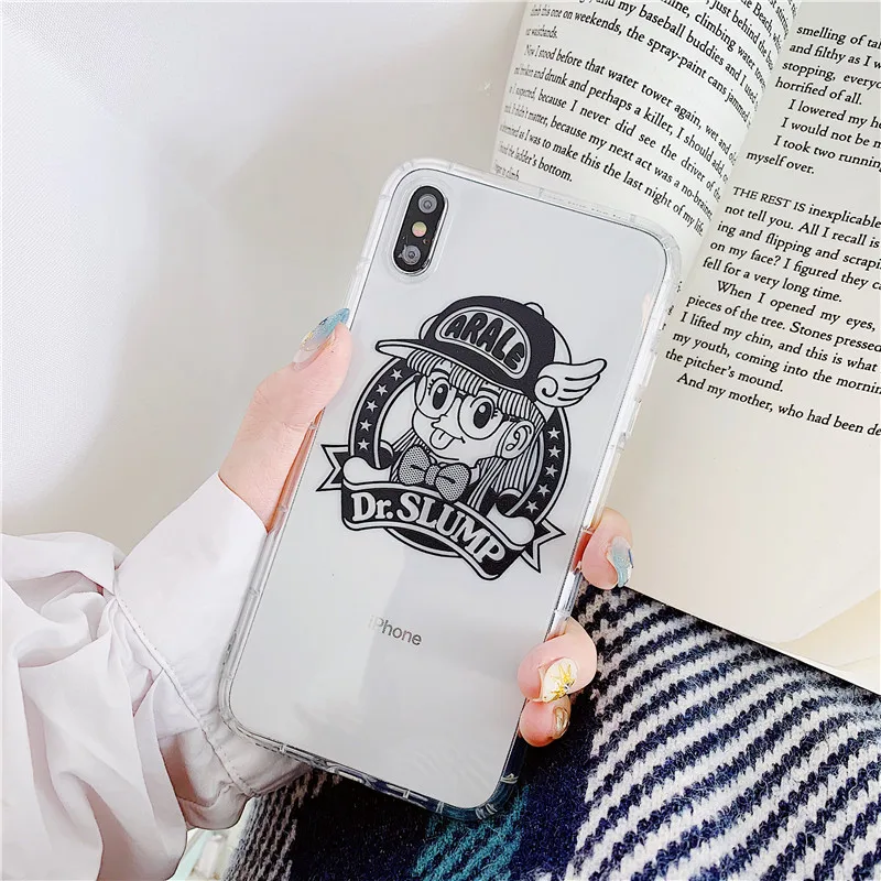 Dragon Ball DragonBall z Soft TPU Phone Cases For iPhone 6 6s 7 8 X XS max XR Case Arale Transparent Silicone Back Cover |