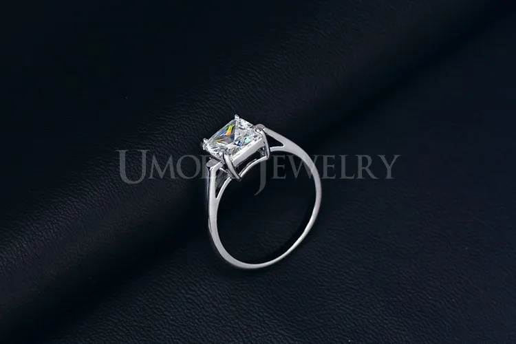 UMODE брендовые ювелирные изделия высшего качества Anillo CZ Ювелирные изделия белого золота/желтого золота Цвет обручальные кольца для женщин Рождественский подарок AUR0134