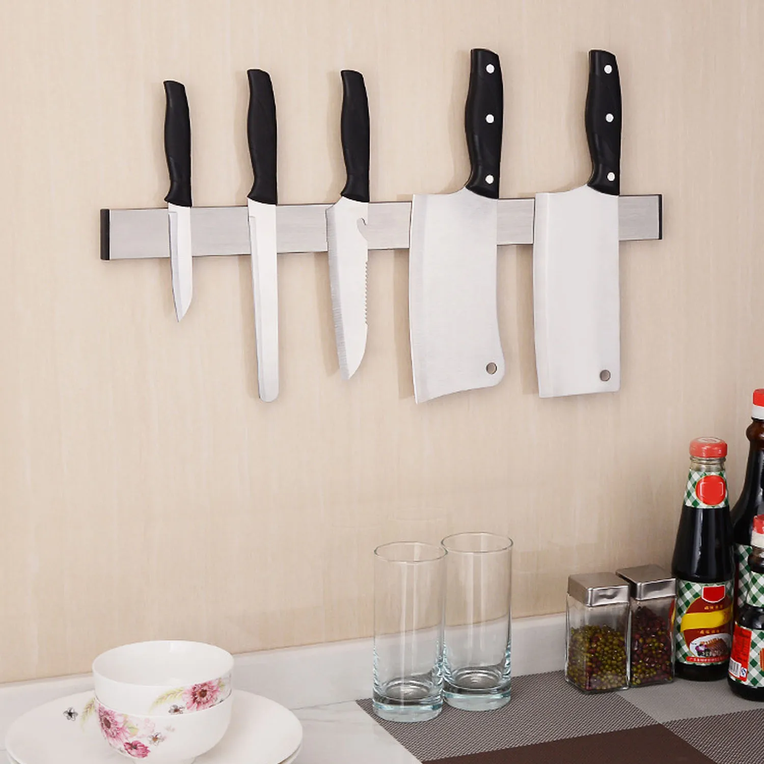 Держатель для ножей Магнитный самоклеящийся длиной 31/41/51 см|stand for knives|magnet knife