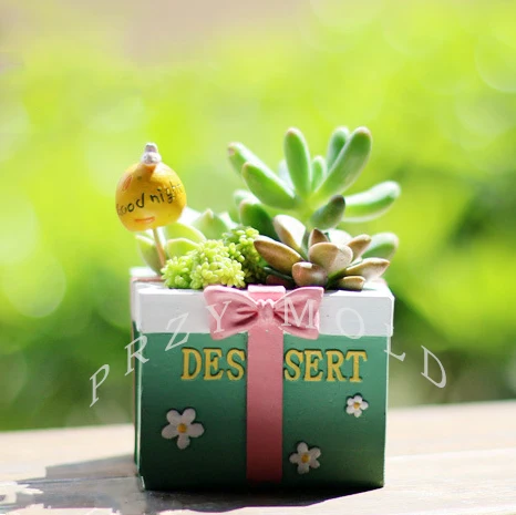 

Mold Silicone Planter Pots Muti-meat Pot Molds 3d Vase Mold Handmade Mould Silica Gel Cute Gift Box Flower Silicone Rubber PRZY