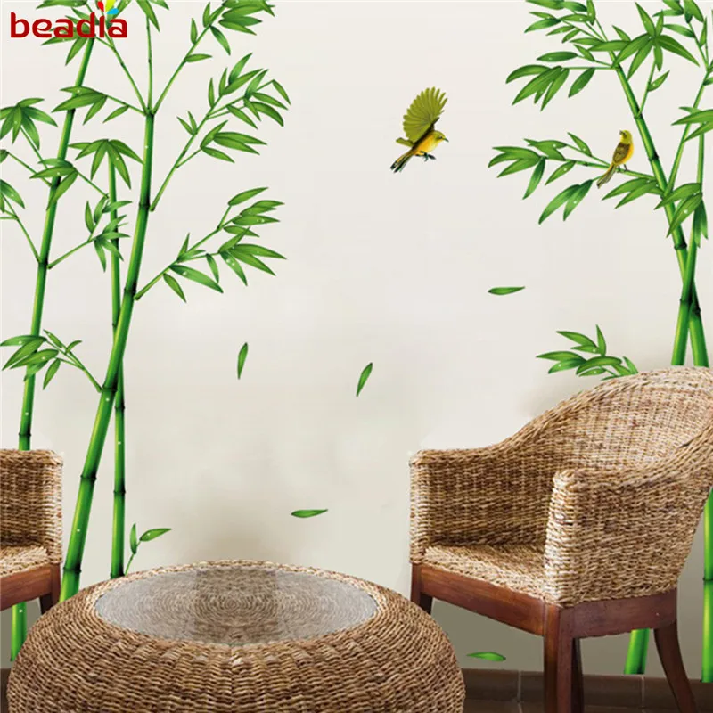 Виниловая зеленая фотобумага из ПВХ 60*90 см|bamboo wall stickers|stickers home decorwall sticker |