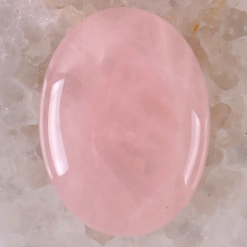 Rose Quartz 40x30 мм Опал/кварц/Родонит/тигровый глаз/содалит/Лапис/камень/Песчаник/авантюрин/камень Сердолик Овальный шарик кабошон кабина драгоценный камень 1 шт - Цвет: Rose Quartz