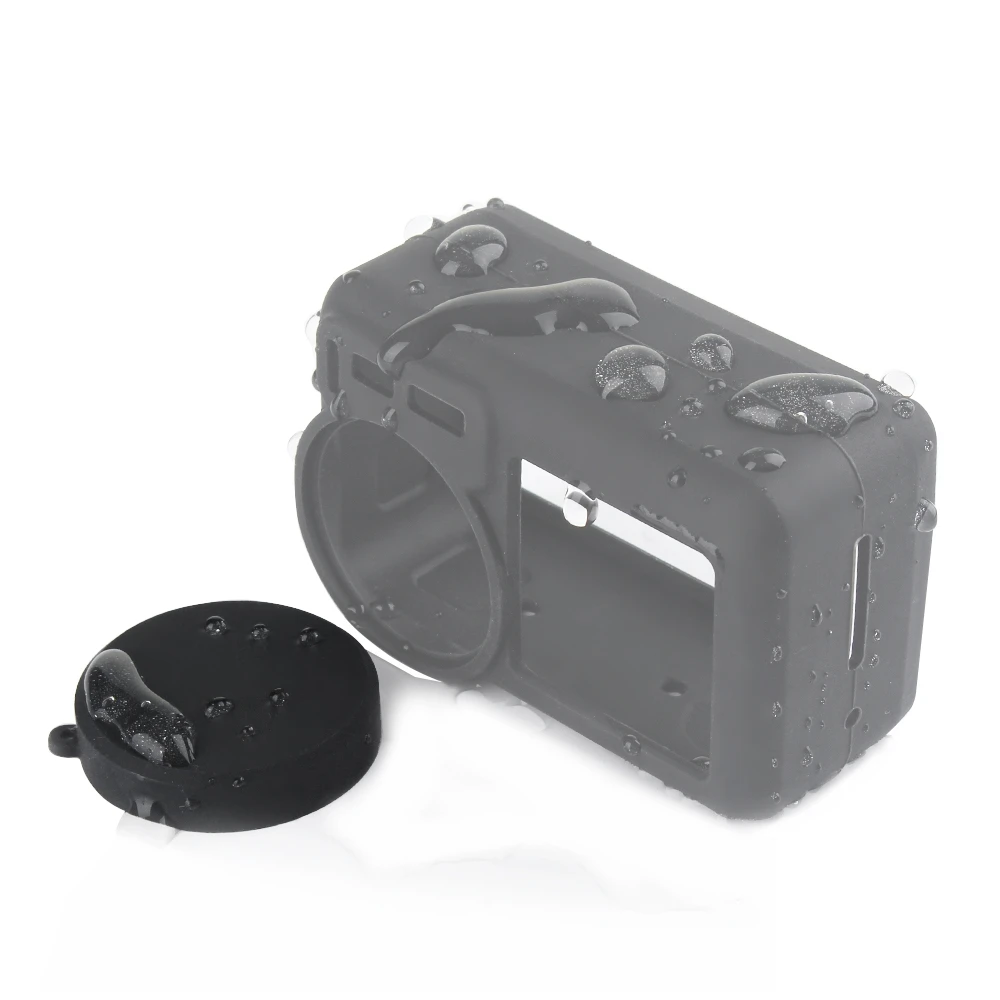 PULUZ Силиконовая Защитная крышка для объектива Аксессуары экшн камеры DJI Osmo|Чехлы