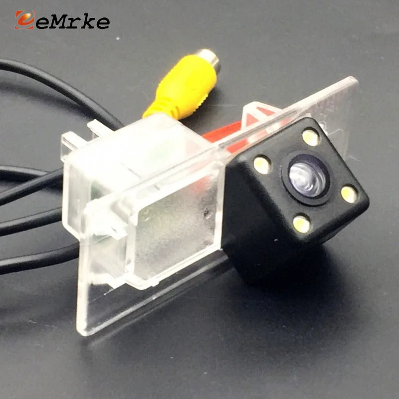 Камера заднего вида EEMRKE 4 светодиодный CCD HD для Audi A1 A3 Q3 A6 A6L A4 A4L|camera ntsc|ccd hdcar hd rear camera