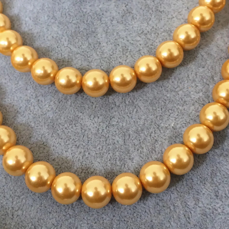 Модные круглые подвески в виде ракушек с искусственным жемчугом бусины 10 мм