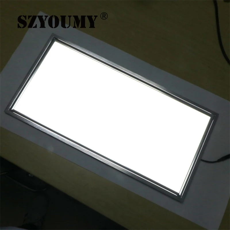 

SZYOUMY Ultra Slim Square 300X600 Led Panel Light 18W Ceiling Light 4014 SMD LED Light 85V-265V With Led Driver
