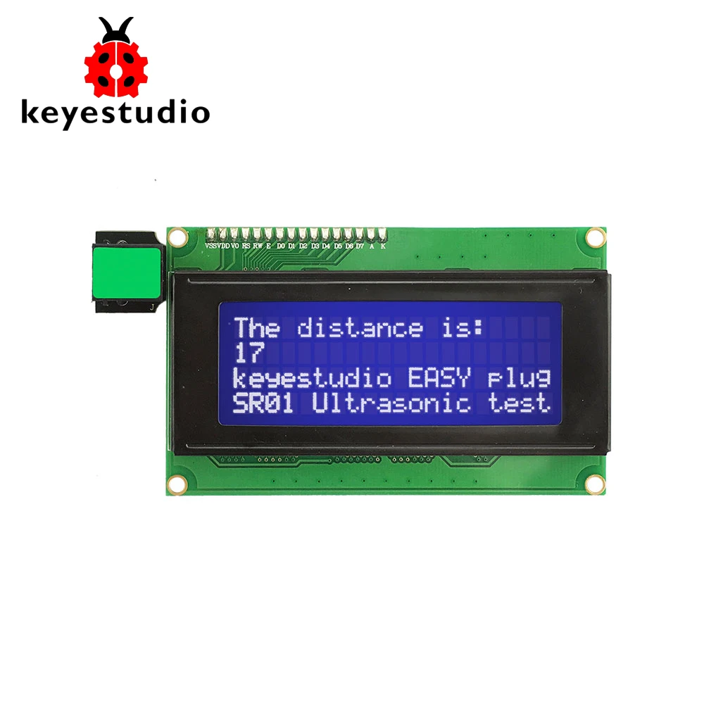 Новинка! Keyestudio EASY plug I2C 2004 Модуль ЖК дисплея для Arduino STEAM|lcd module for arduino|lcd modulei2c |