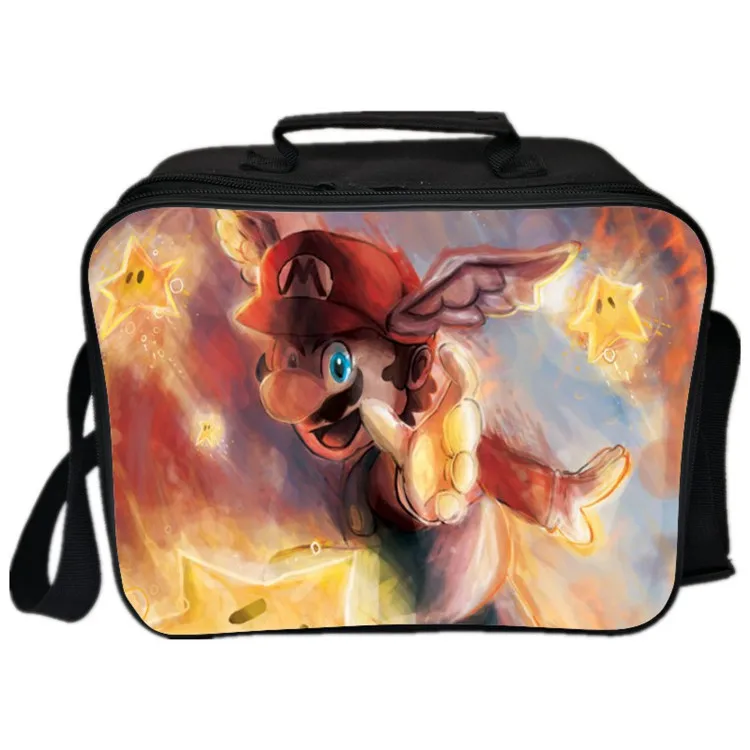Супер Марио Луиджи Сплит сумка для обеда свежее хранение сумка-холодильник