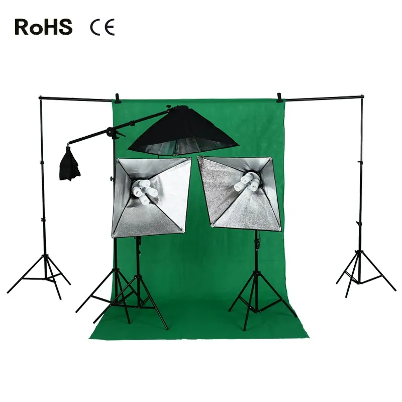 softbox photo light set photographic equipment Photo Studio stand kit tripod | Электроника