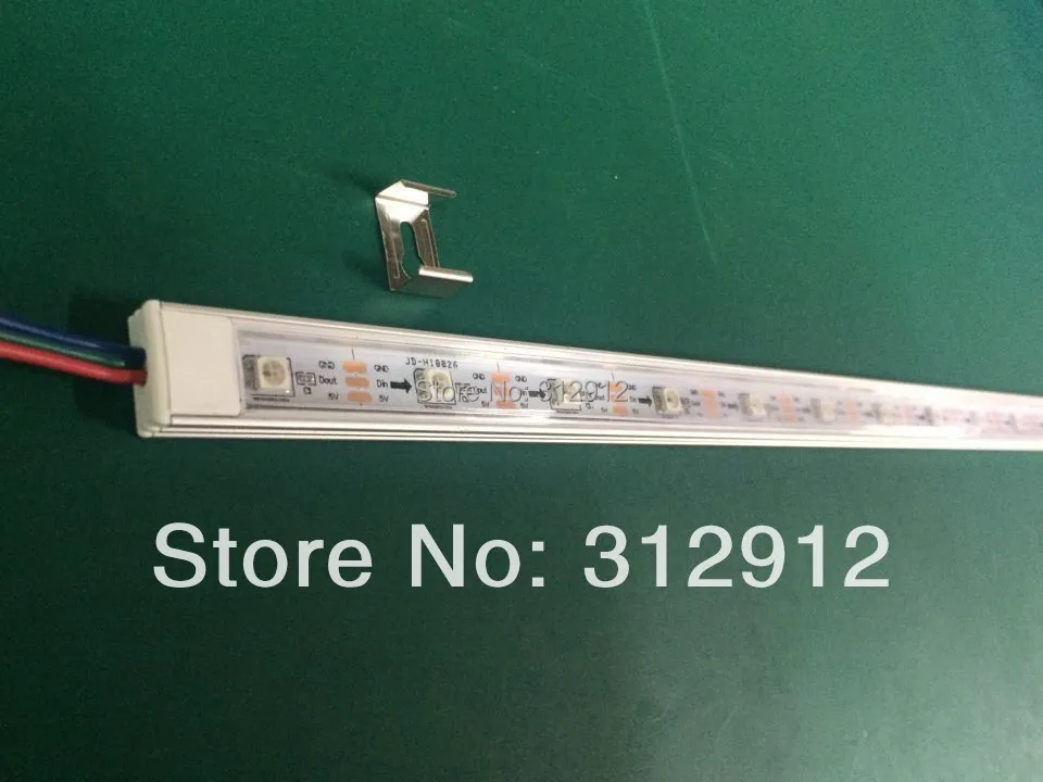 1m DC5V WS2812B светодиодный жесткий стержень 32 пикс./м С прозрачной крышкой|led driver 20w
