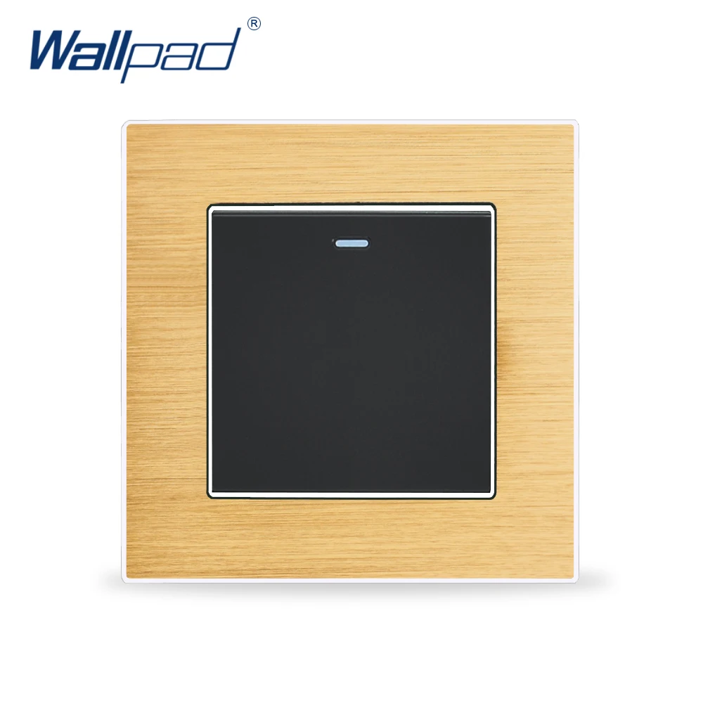 1 местный промежуточный переключатель 3 Way переключатели Wallpad люксовый настенный