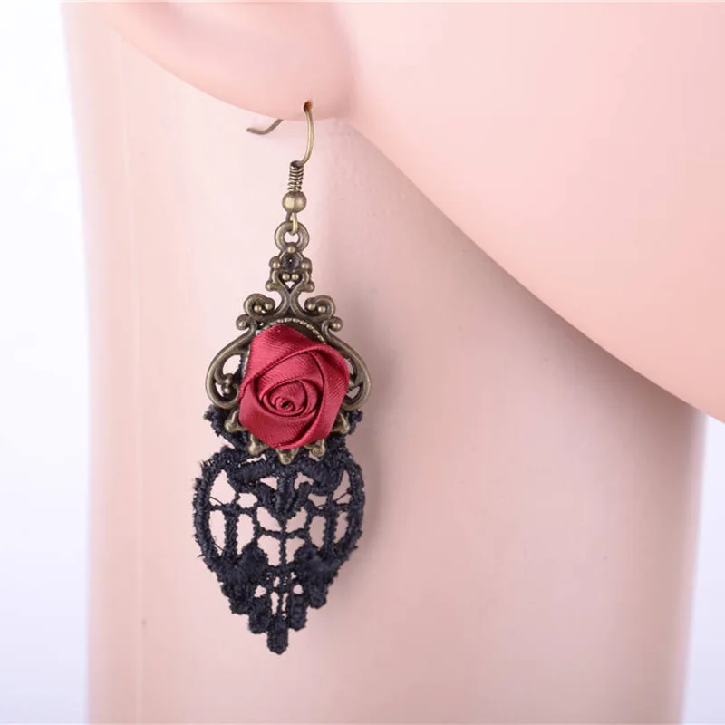 Серьги подвески в готическом стиле женские висячие ювелирные украшения форме