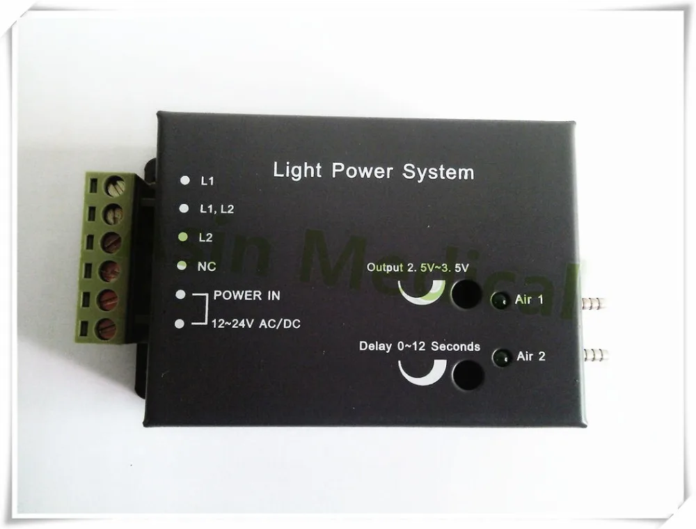 

PCS Dental control box Fiber Optic high speed Handpiece Light Power control box metal