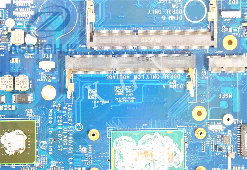 Материнская плата для ноутбука LA B072P Dell Latitude 15 3550 1J67F 01J67F CN DDR3L i5 5200U Процессор Geforce