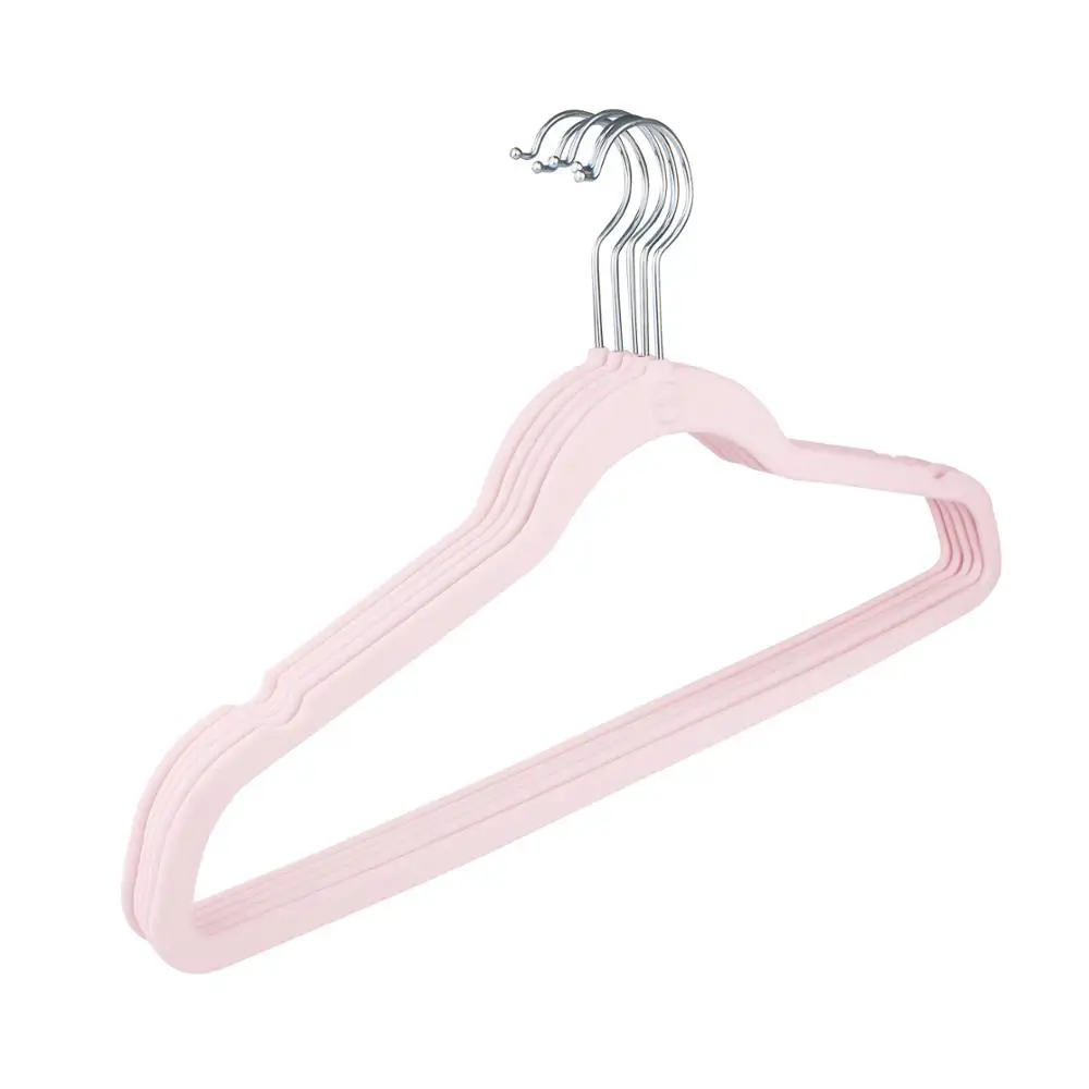 10 шт./лот 45 см Нескользящие бархатные вешалки флокирующие без маркировки