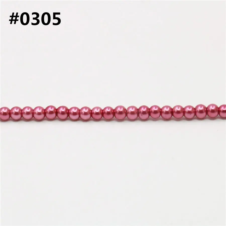 Оптовая продажа 31 цвет 3 мм разноцветные жемчужные круглые бусины свободные