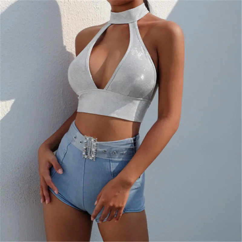 Женский бандажный топ на бретельках сексуальное летнее бюстье бретельках|Майки|