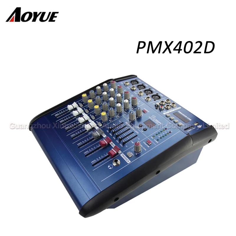 Музыка DJ цифровой интерфейс USB аудио микшер PMX402D с 4 каналов |