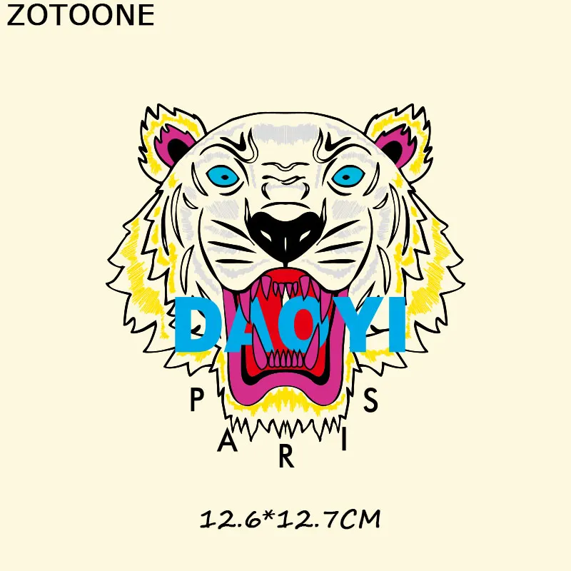 328 ZOTOONE нашивки с изображением собаки из мультфильма, наклейка с утюгом на одежду, нашивка, Аппликации, сделай сам, футболка, платье, термопереводная бумага C - Цвет: 328