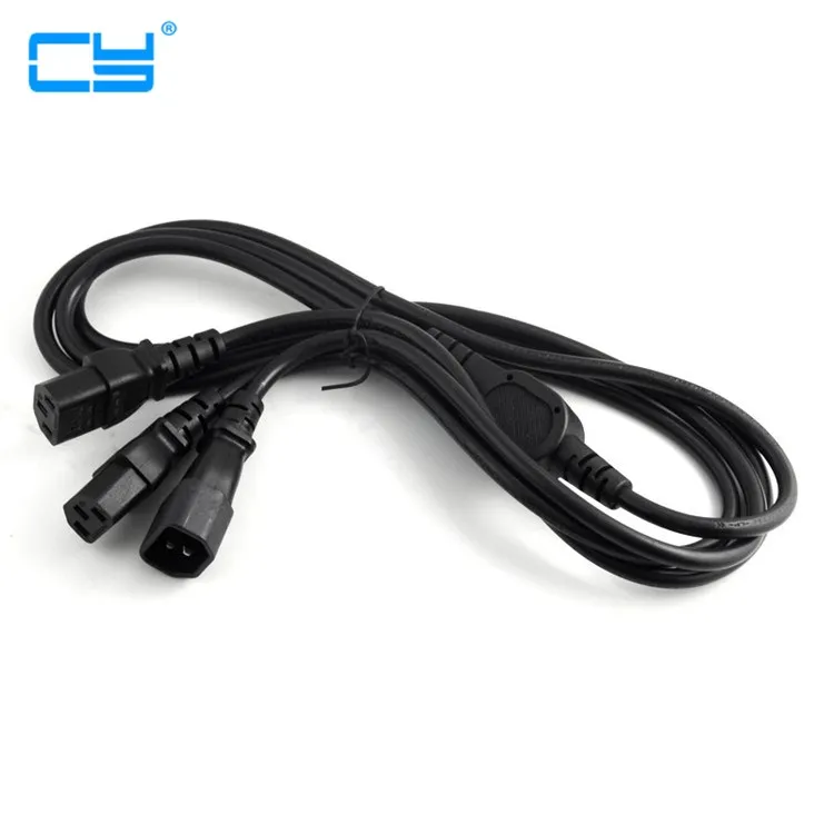 1 шт. переходник IEC 320 C14 2 x C13 Y разделительный шнур 10 А 250 В папа мама|Компьютерные