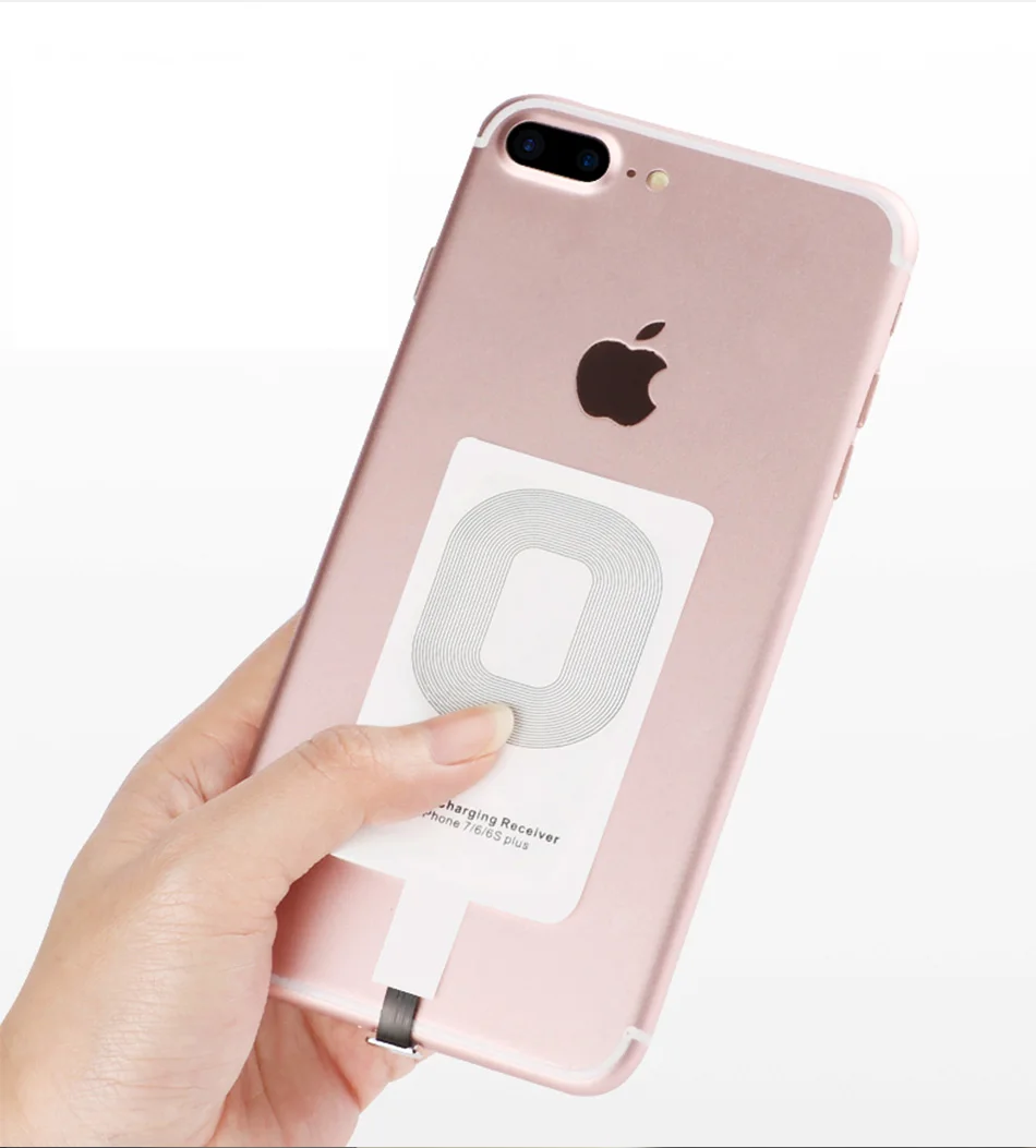 Qi Беспроводное зарядное устройство приемник для iPhone 6 7 6S Plus samsung Xiaomi Универсальный USB беспроводной ресивер зарядных устройств адаптер Micro type-C