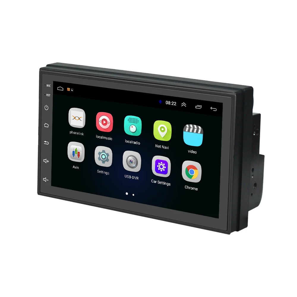 Автомагнитола 2 Din на Android 8 1 с GPS навигацией Bluetooth 1024X600 стерео FM AM MP5 Бесплатная