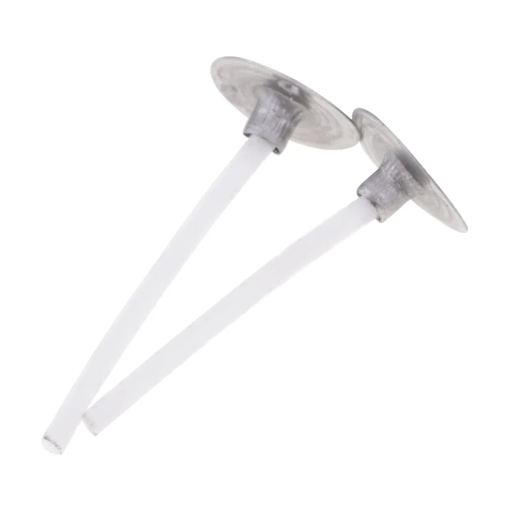 200x Предварительно Вощеные свечи фитиль с низким дымом Хлопок ядро для