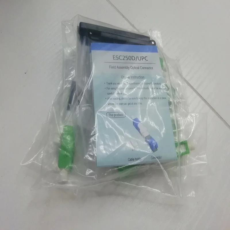 

ZHWCOMM high quality 50pcs FTTH ESC250D SC APC Connector singlemodel Embedded Optical fibe quick connector
