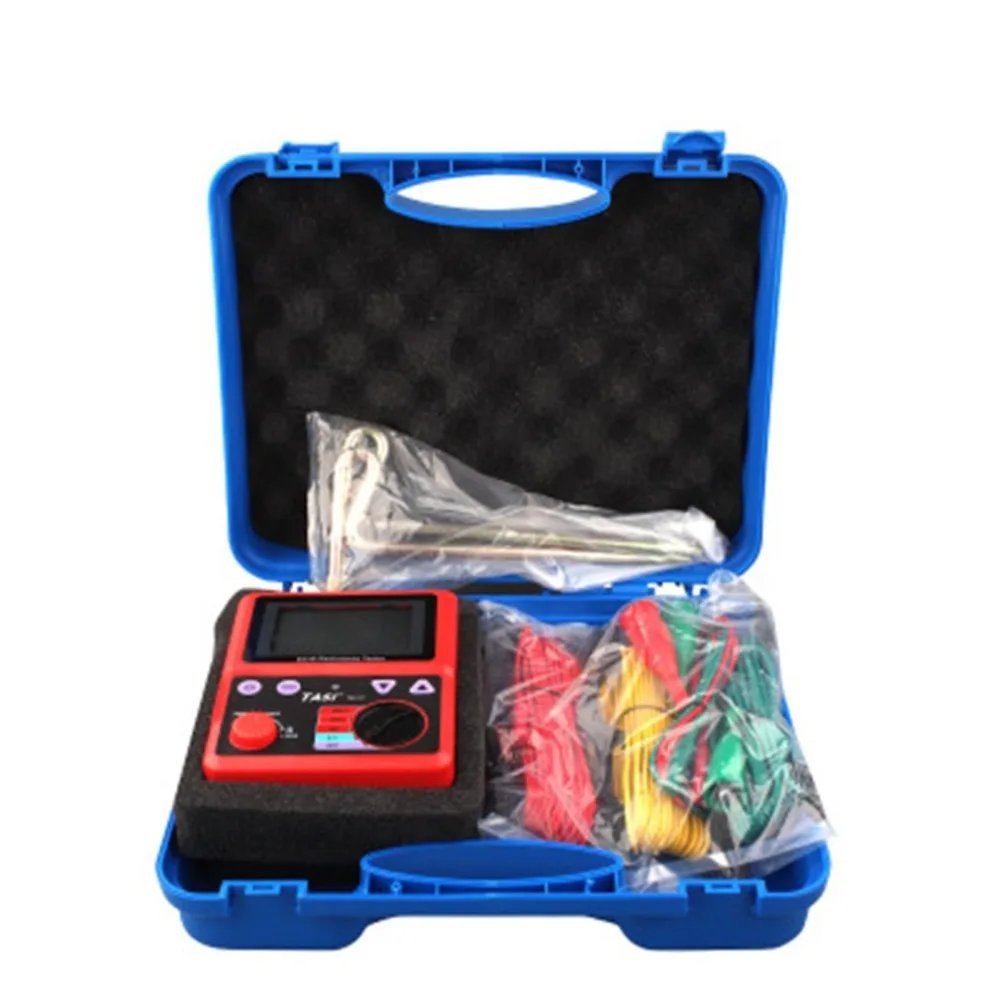 Высокоточный 0-2000 Ом Цифровой Измеритель сопротивления заземления напряжения