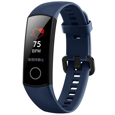 blue huawei Honor Band 4 стандартная версия Смарт Браслет 0,9" сенсорный экран монитор сердечного ритма плавательный фитнес-трекер - Цвет: blue