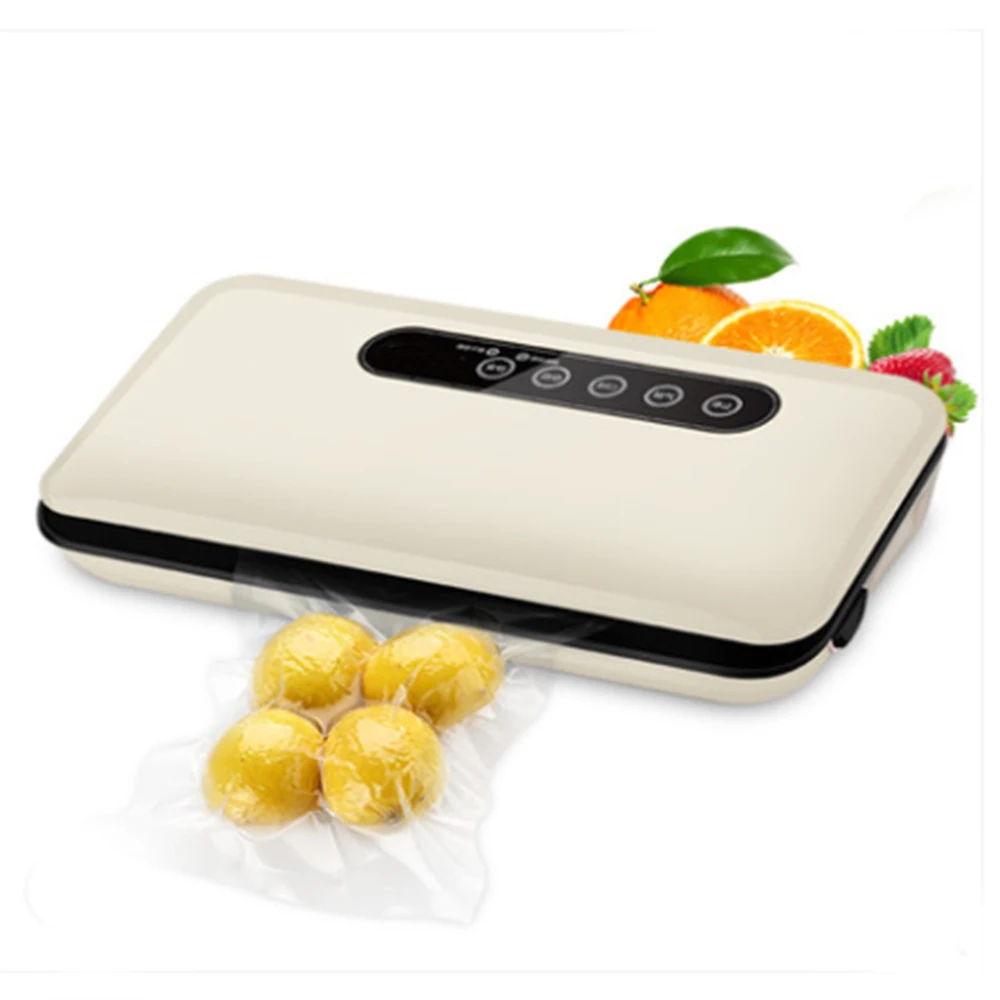 yellow JIQI влажная жидкая пищевая вакуумная упаковочная машина многофункциональная пластиковая пленка упаковочная машина мини автоматическая электрическая упаковочная машина 10 мешков - Цвет: yellow