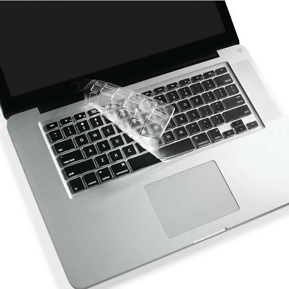 Водонепроницаемый Тонкий силиконовый чехол для клавиатуры Apple book Old Pro 13 15 17
