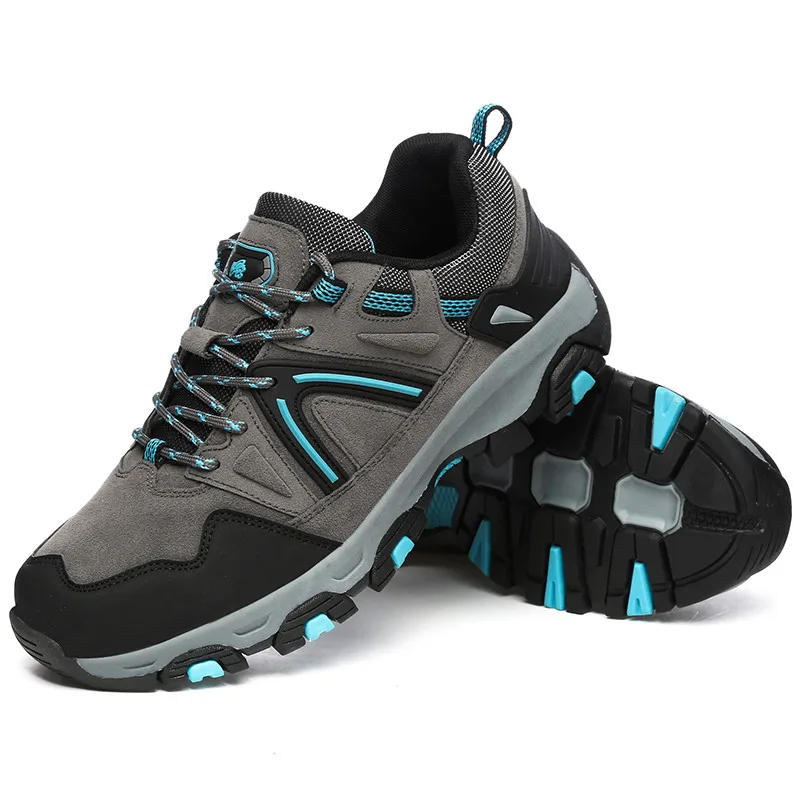 CAMEL JINGE Classic Men Climbing Shoes Black Outdoor Travel Breathable Ankle Foot Protect Male Hiking Shoes zapatillas trekking