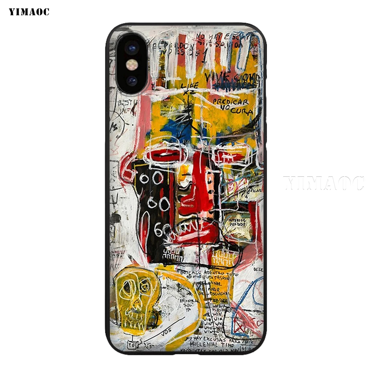 7 Силиконовый мягкий чехол YIMAOC Jean Michel Basquiat для iPhone 11 Pro XS Max XR X 8 7 6 6S Plus 5 5S SE - Цвет: 7