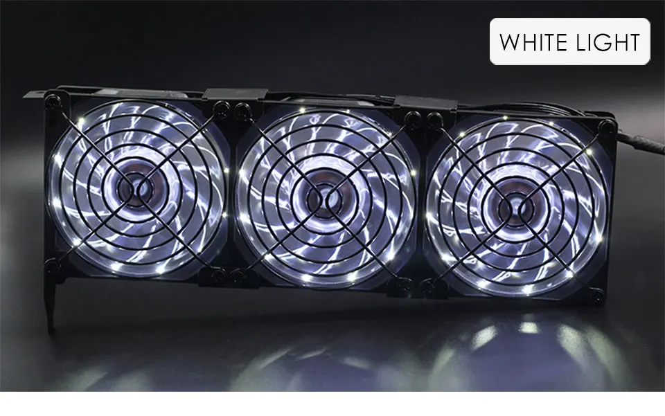 Компьютер/ПК PCI-e видеокарта стенд охлаждения 9 см вентилятор Поддержка GTX 1050 1060 1070 1080Ti RTX2070 2080TI вспомогательное охлаждение