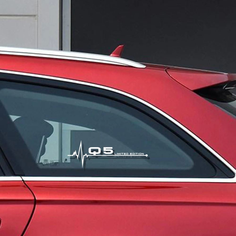 Автомобильный Стайлинг светоотражающие наклейки на окна для Audi A1 A3 A4 A5 A6 A7 A8 Q3 Q5 Q7