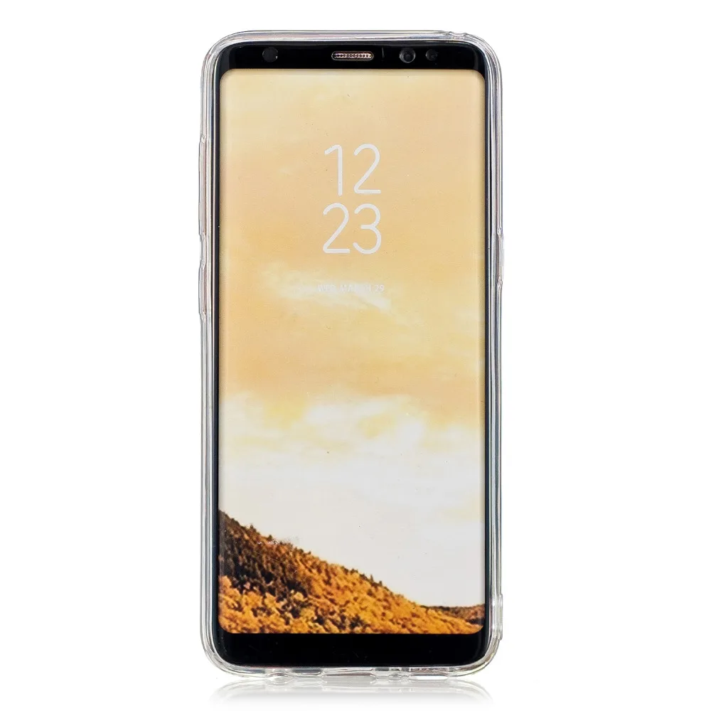 Силиконовый чехол для samsung galaxy s 8 G950F 950N мягкий телефона S8 Duos G 950U fundas |