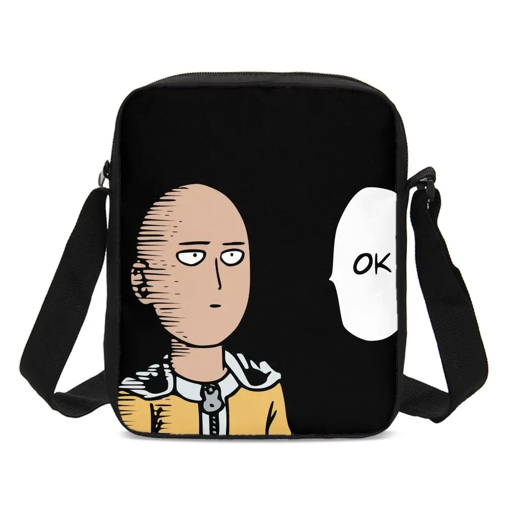 SCBU022001HI6 One Punch Man мешок слинга прыжок аниме дизайн, сумка-мессенджер для детей через плечо сумка для мальчиков и девочек плеча Сумки сумка sac a main - Цвет: SCBU022001HI6