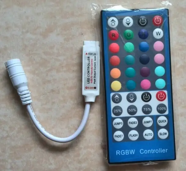 Светодиодный мини RGBW РФ контроллер DC5 24V вход 3A * 4CH выход|led controller touch|control markled music |