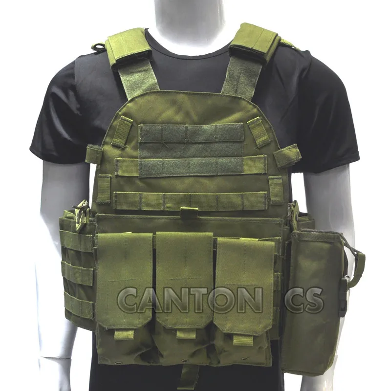 Тактический модульный жилет Molle с 3 карманами жилеты для страйкбола охоты