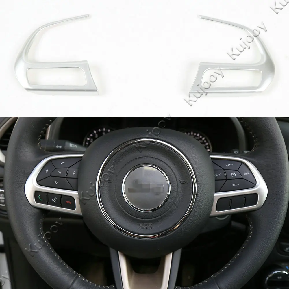 2 шт. наклейка на руль для Jeep Renegade 2015 2016 2017 компас + 8 видов цветов|stickers for|stickers