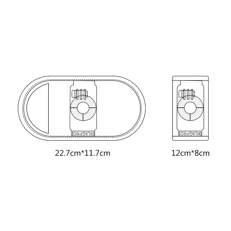 Повязка на голову для спортивной камеры рюкзак крепление с зажимом Поворот 360